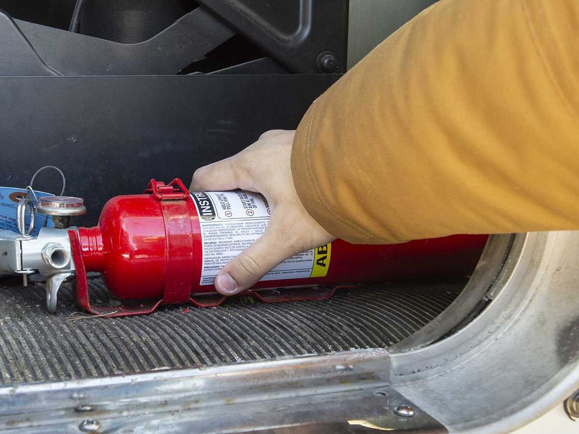 Selection and distribution of fire extinguishers