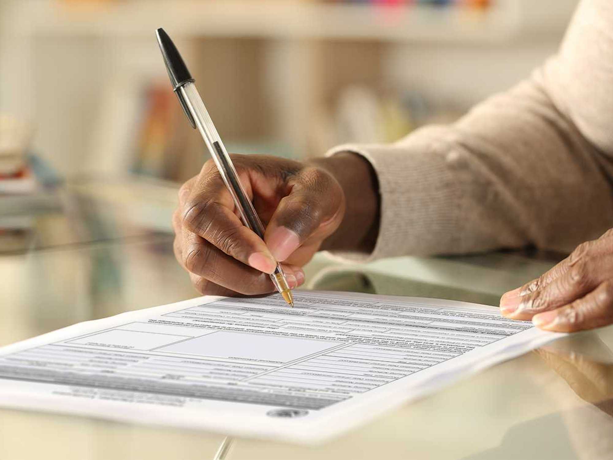 Entering information about receipts