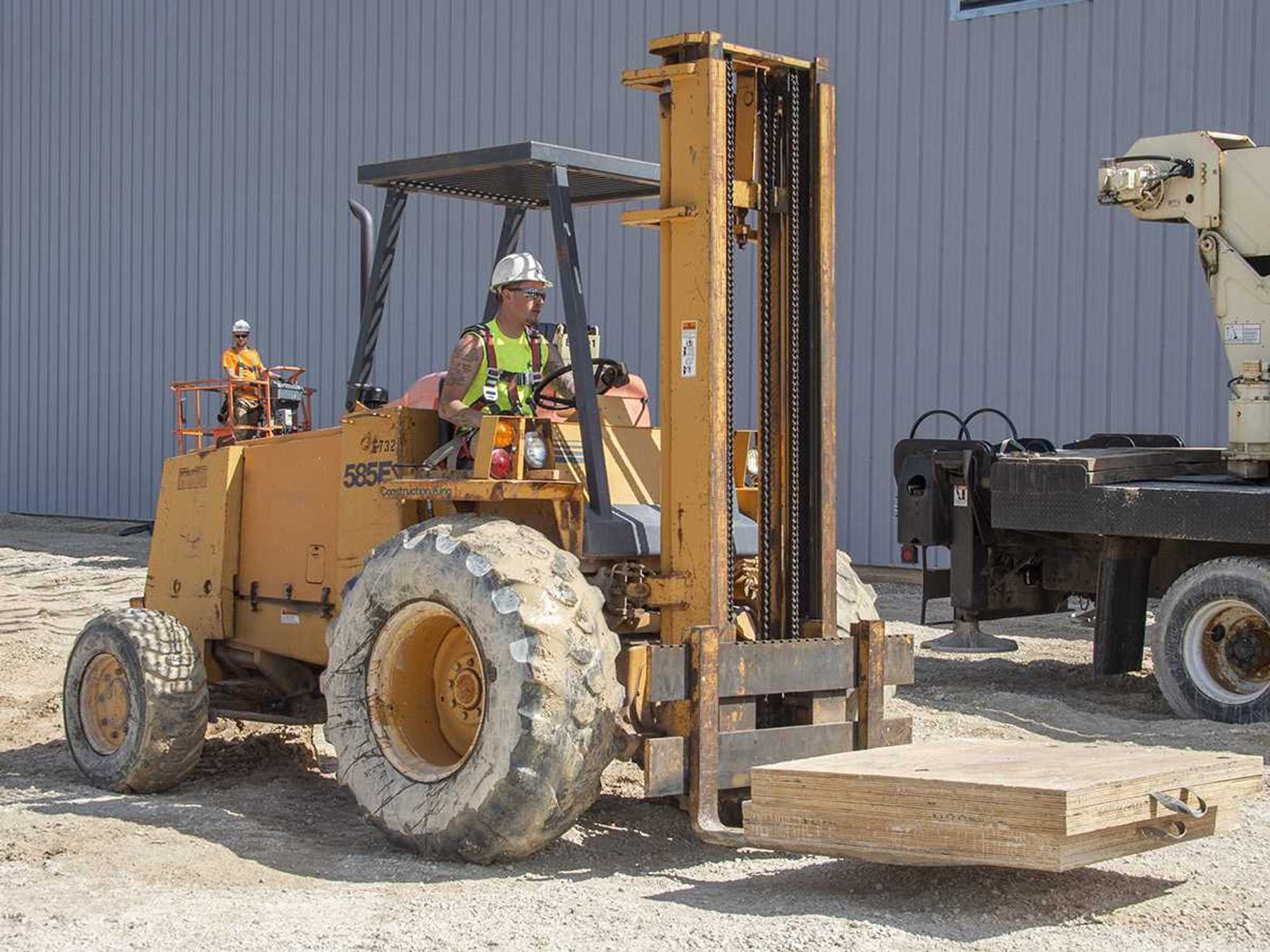 Rough terrain forklifts