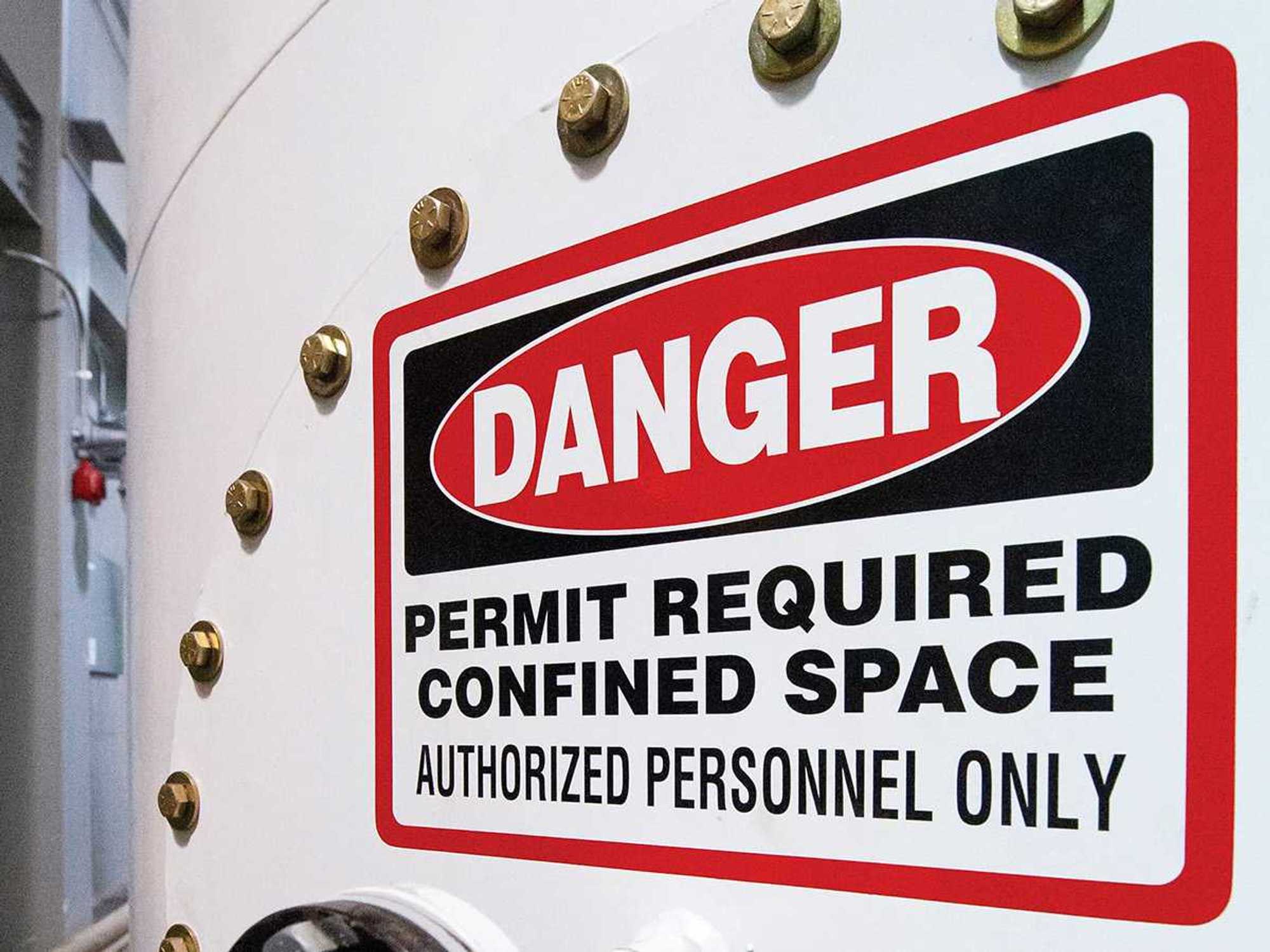 What are the next steps if permit spaces have been identified?
