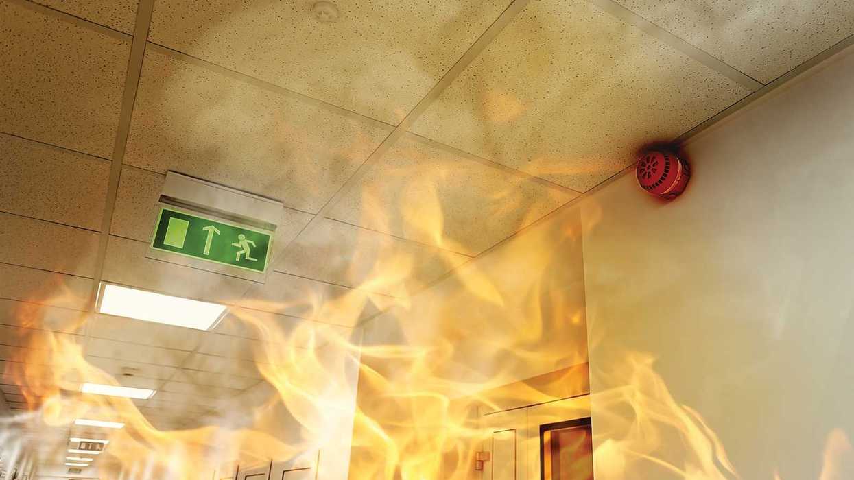 Fireworks outside, fire risks inside