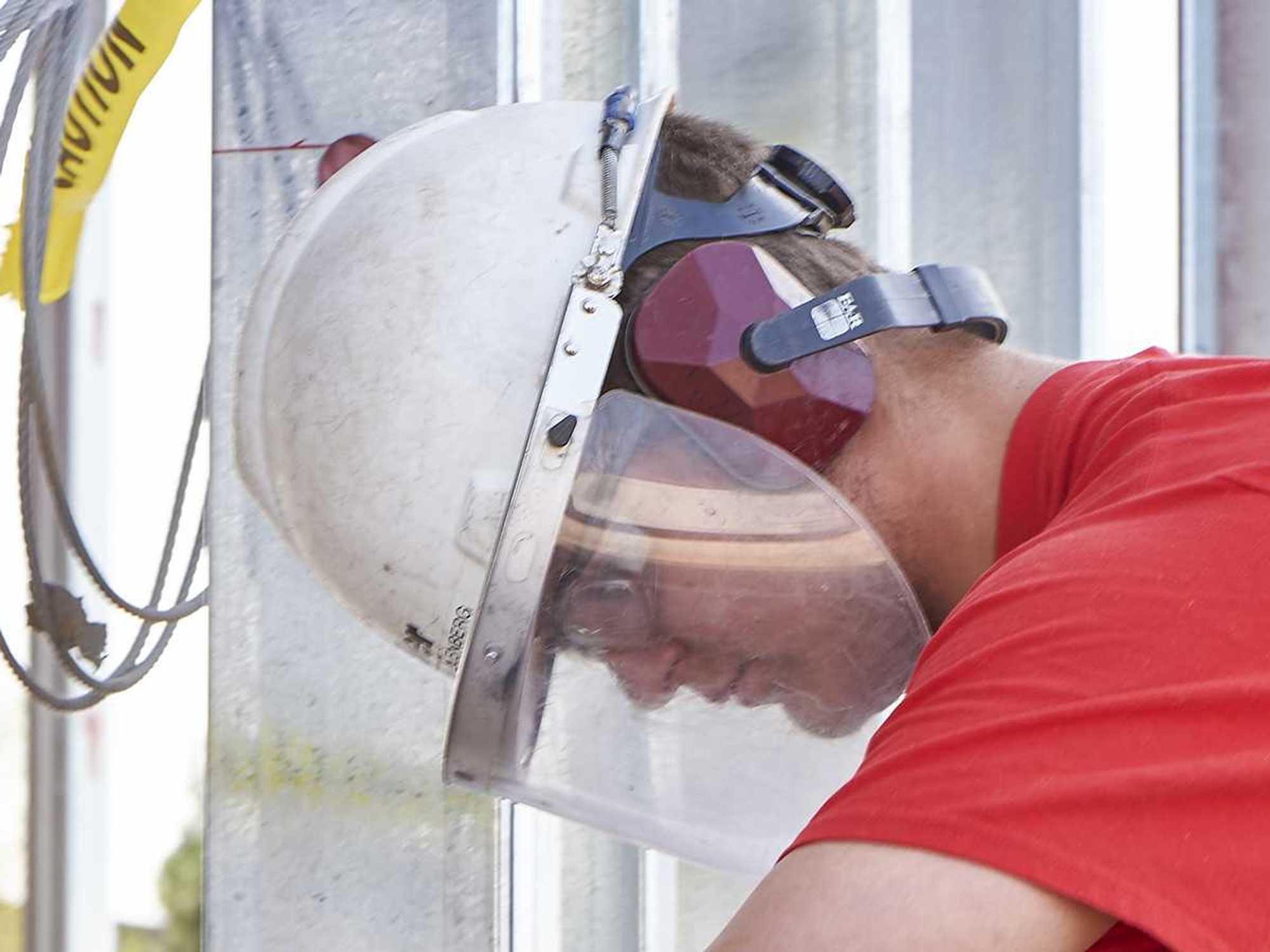 What are the types of eye and face protection?