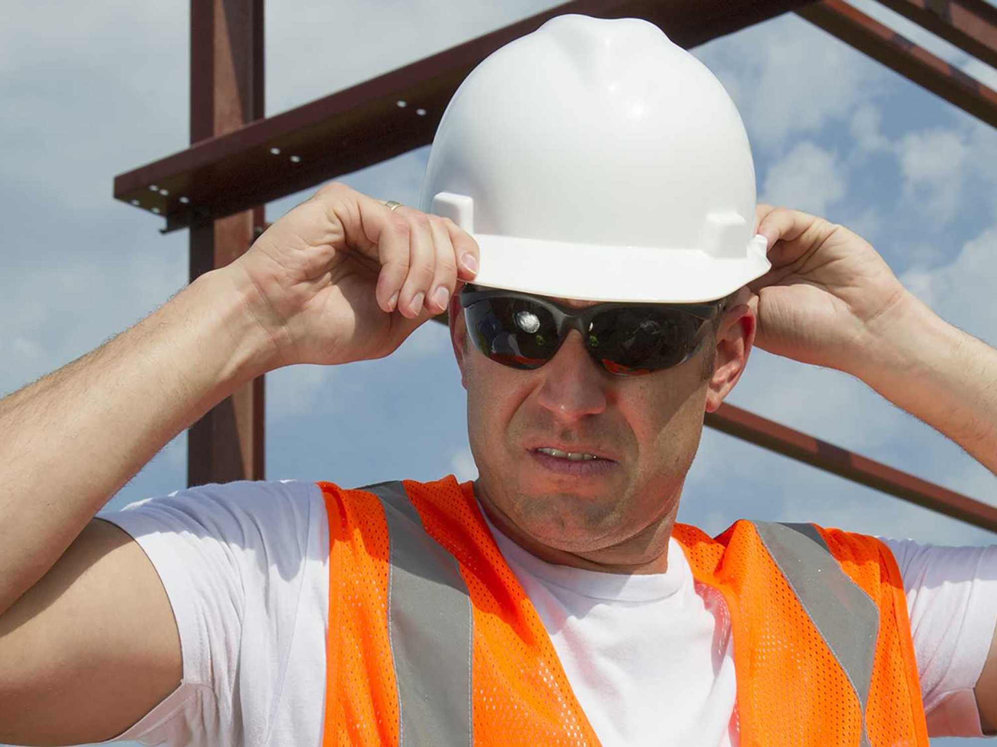 What are the types of head protection?