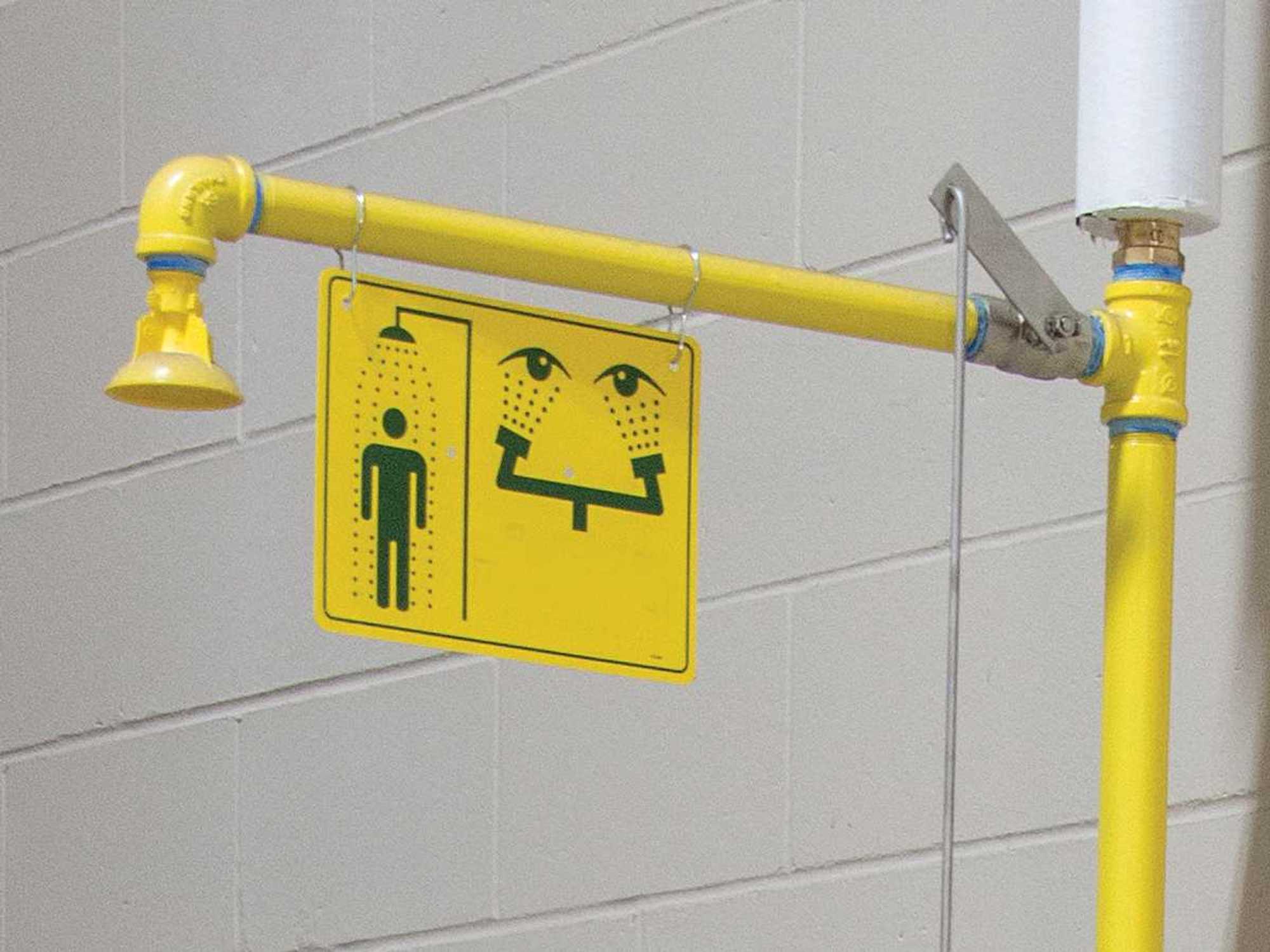 Emergency eyewashes and showers