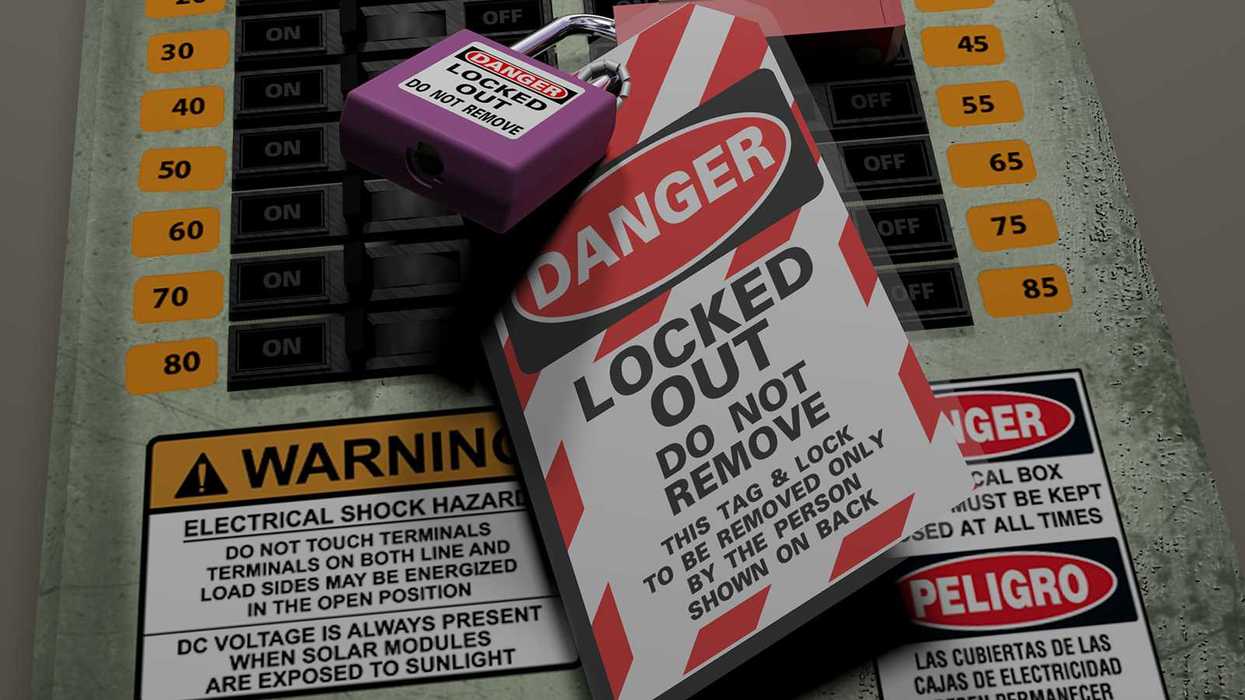 Who cares about locking and tagging equipment out?